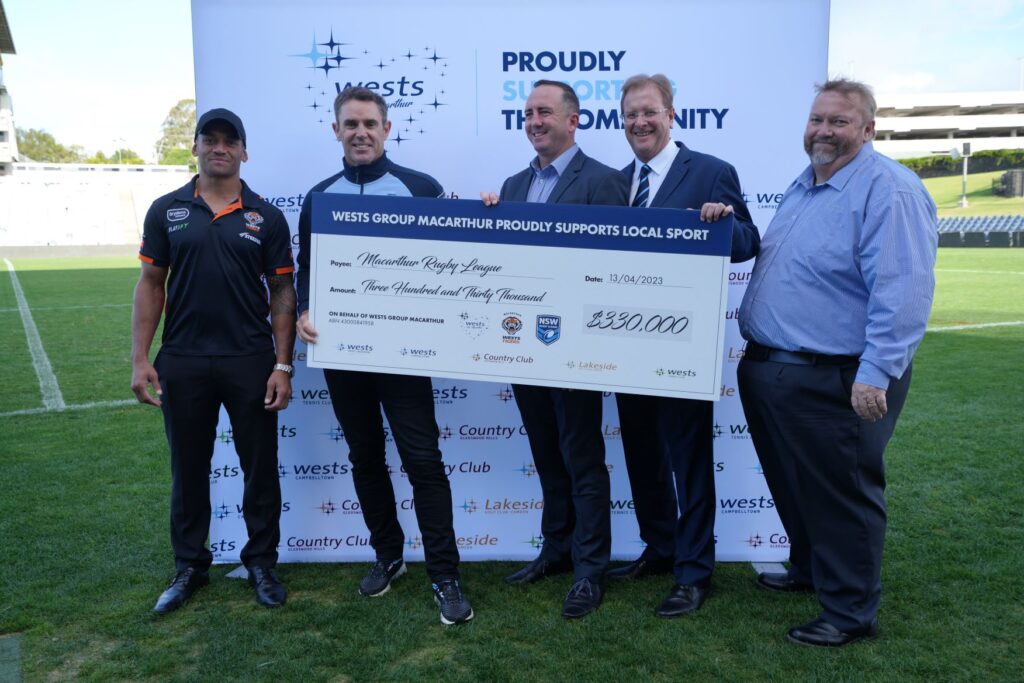 Wests Group Macarthur have committed to support Macarthur Rugby League with $330,000 for a second year.